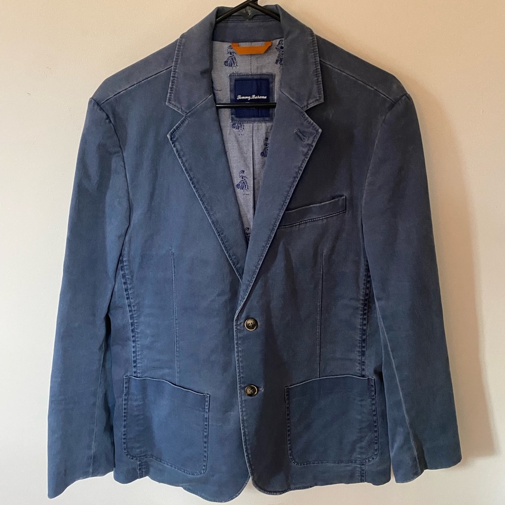 Menās navy blue Tommy Bahama jacket
